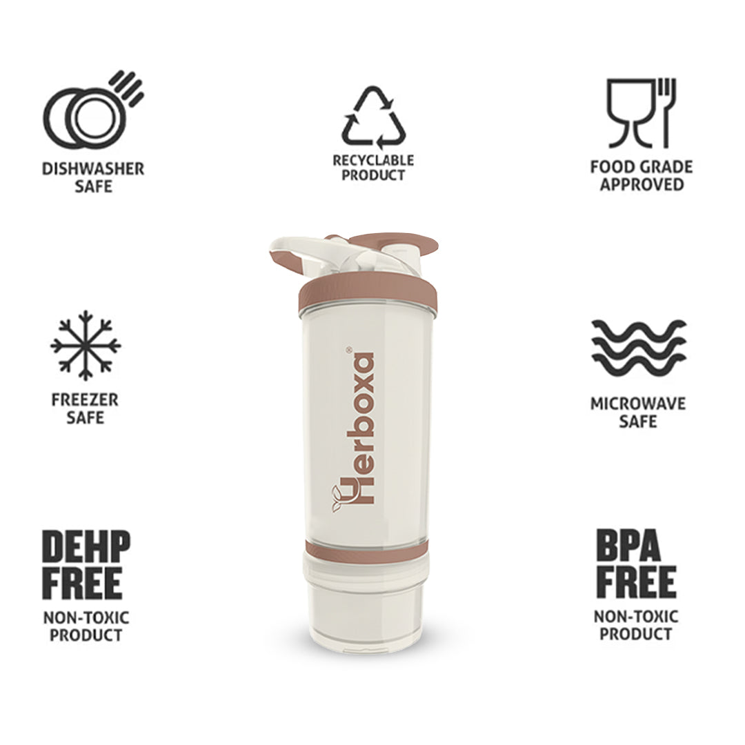 ΜΠΟΥΚΑΛΙ SHAKER Herboxa® (ΔΩΡΕΑΝ)